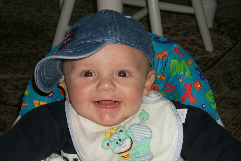 Asten in his jean cap 1-23-99