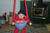 Asten smiling in jumper,Cabin 1-31-99